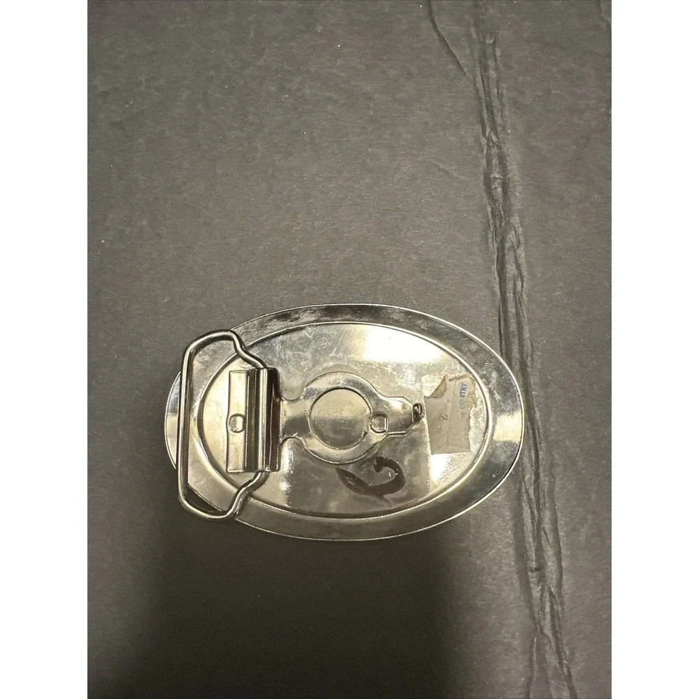 Vintage John‎ Deere Combine Belt Buckle Enamel